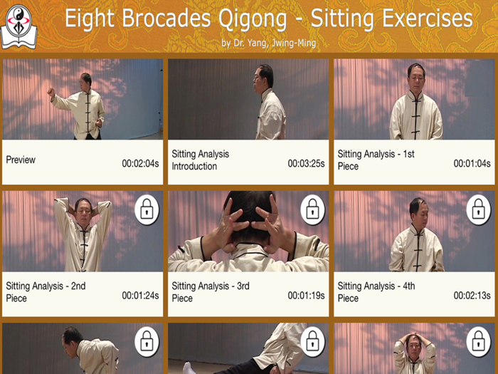 Eight Brocades Qigong Sitting