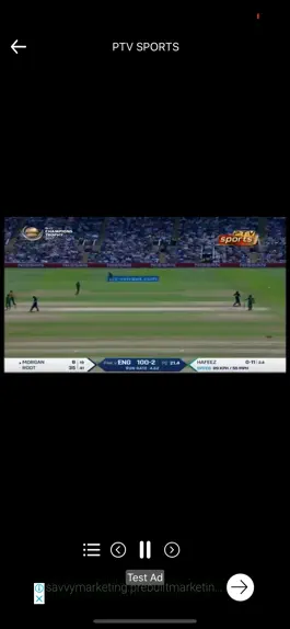 Game screenshot Universal Sport TV for Cricket mod apk