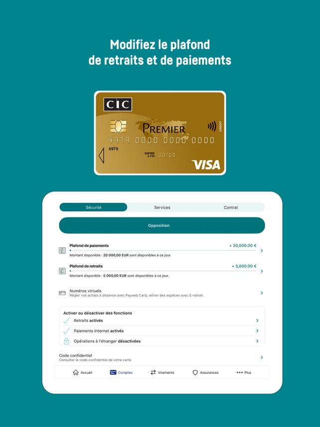 CIC: banque assurance en ligne dans l'App Store