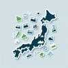 Ryo Tsudukihashi - 旅行思い出マップ アートワーク