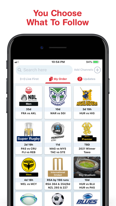 Screenshot #2 pour Tribe: Live Sports Scores