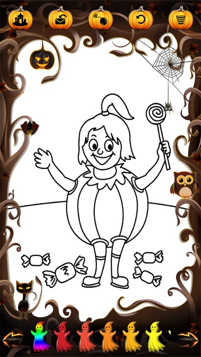 Kidoko Halloween Paint Screenshot