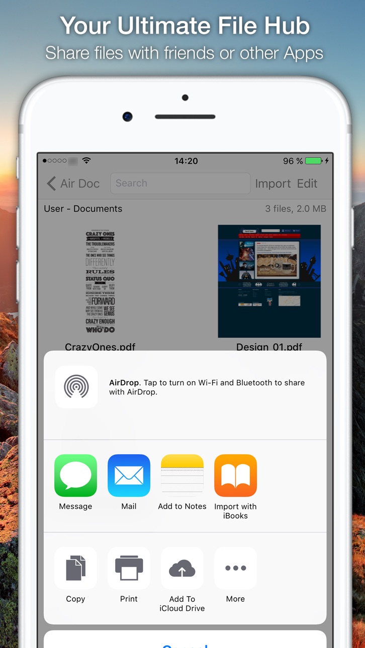 iPhone screenshot