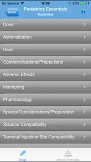 micromedex pediatric reference iphone screenshot 2