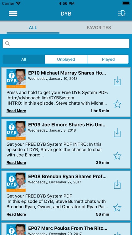 DYB with Steve Burnett