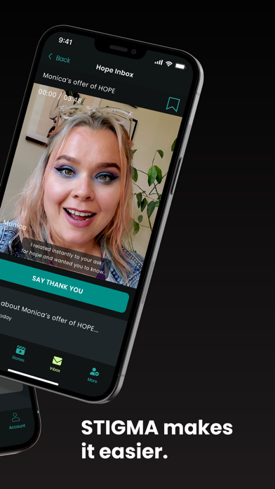The STIGMA App Screenshot