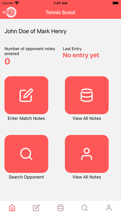 DDSA Tennis Scout Screenshot