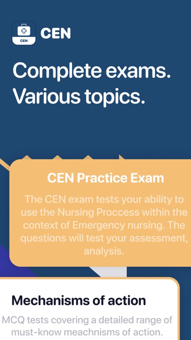 Screenshot #1 pour CEN Exam Prep App