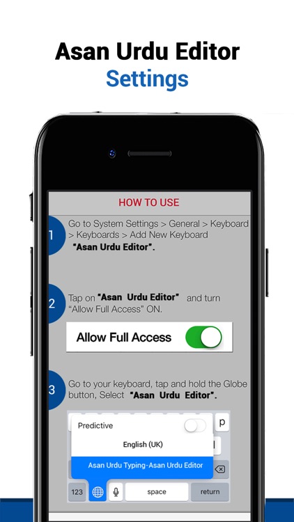 Urdu Editor Keyboard–Type Urdu