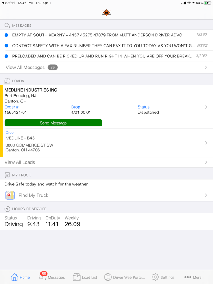 Metropolitan Driver App