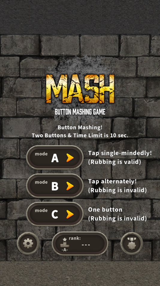 #2. RENDA! - Button Mashing Game (iOS) 由: Tatsuhiko Koyama