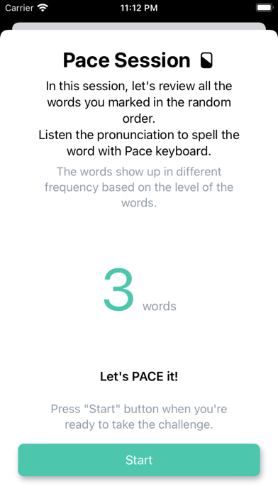 Pace - Vocabulary Decks Screenshot