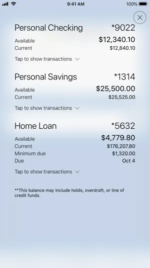 Evansville FCU Mobile Banking screenshot 1