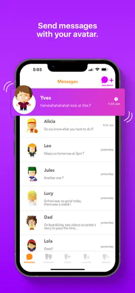 Game screenshot Xooloo - Messenger for Kids hack