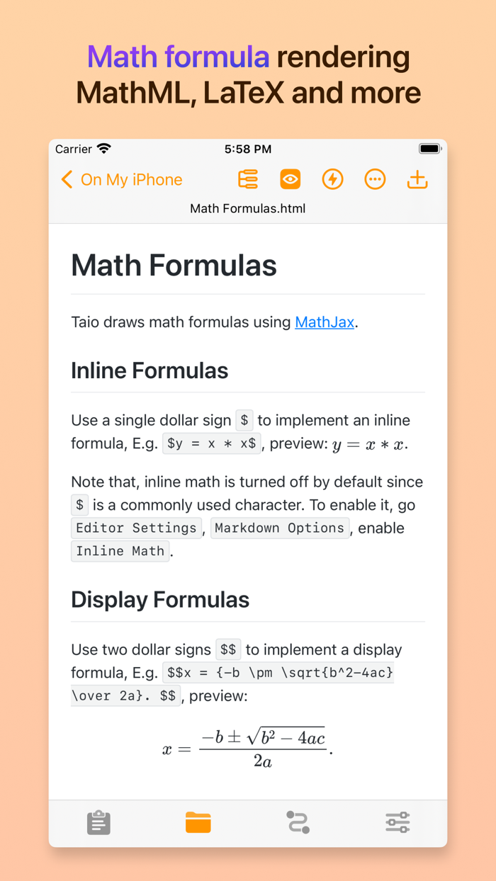 Taio - Markdown and Text Actions