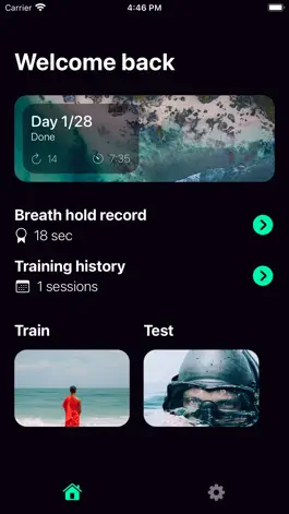 Game screenshot Freediving Breath Trainer mod apk