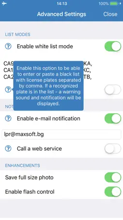 MaxSoft Mobile LPR screenshot 9