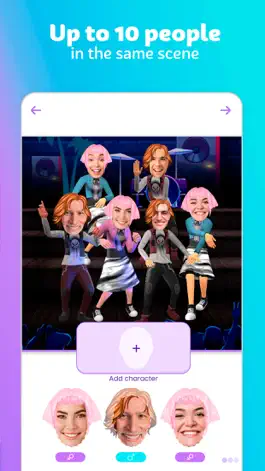 Game screenshot Funny Face Videos Group Dance apk