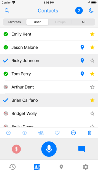 Workcloud PTT Pro 2 Screenshot