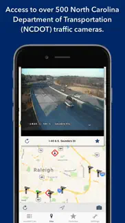 north carolina roads traffic iphone screenshot 2