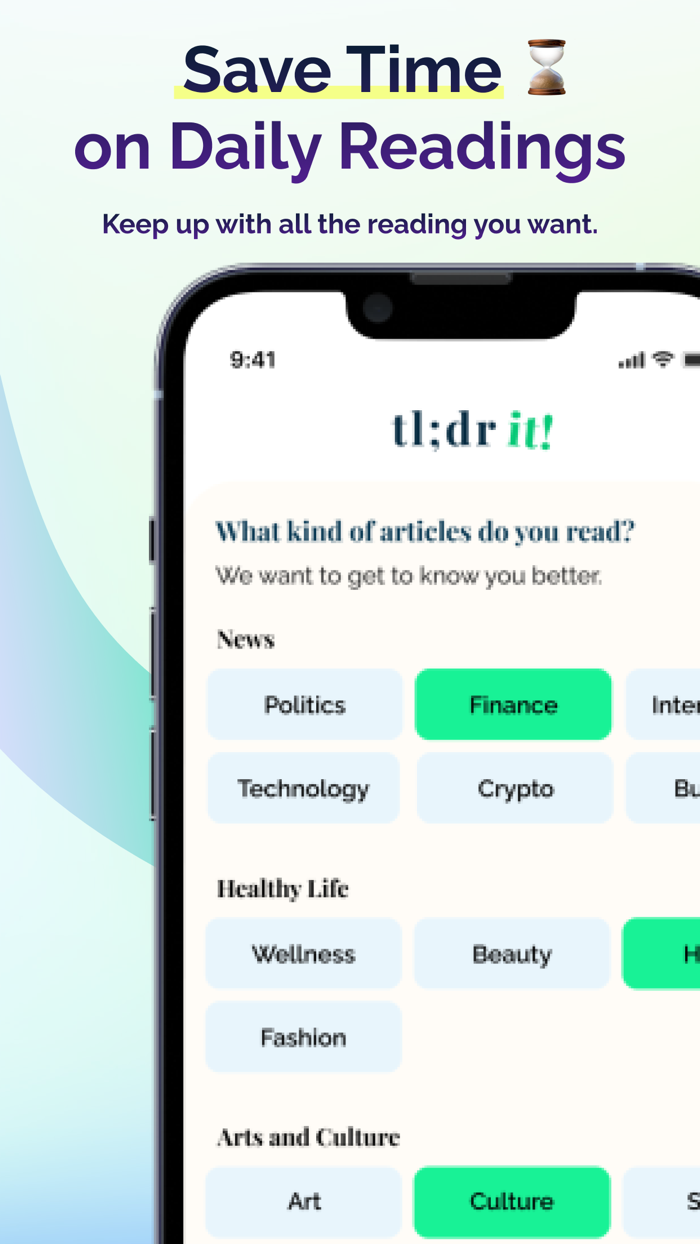 TLDR It AI Summarize Articles