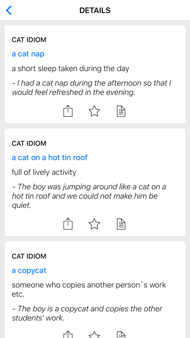 Animal & Clothing idioms Screenshot