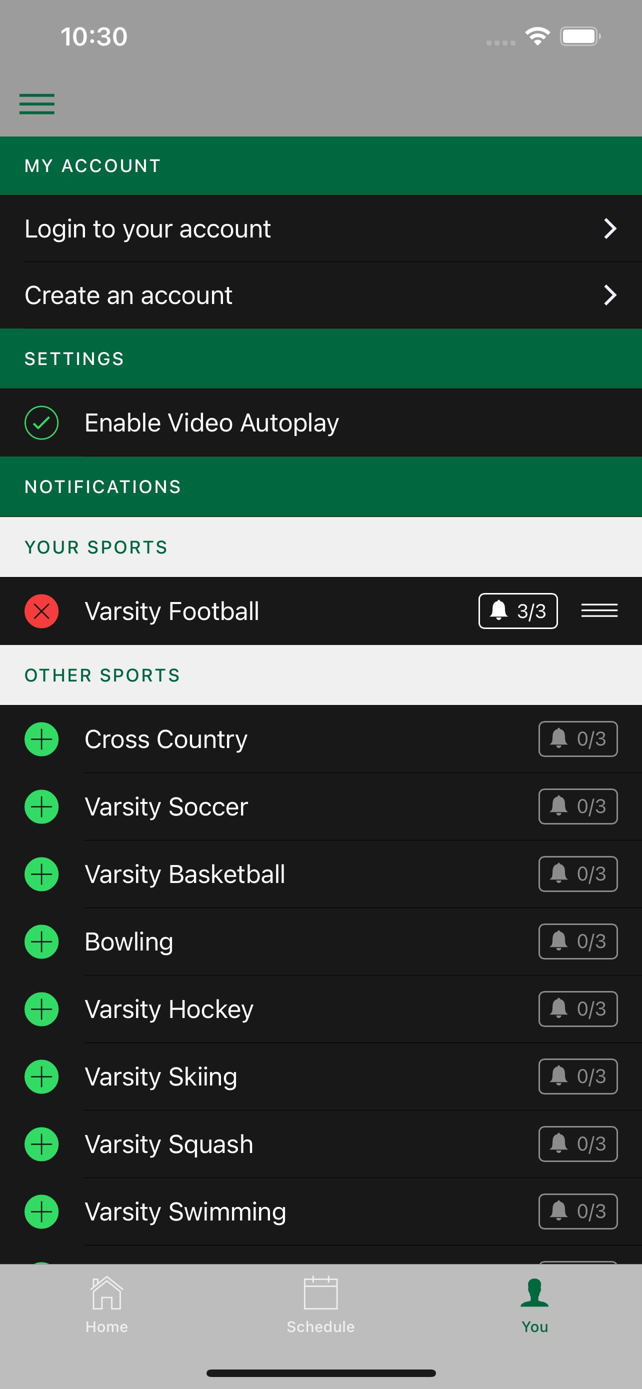 Delbarton Athletics