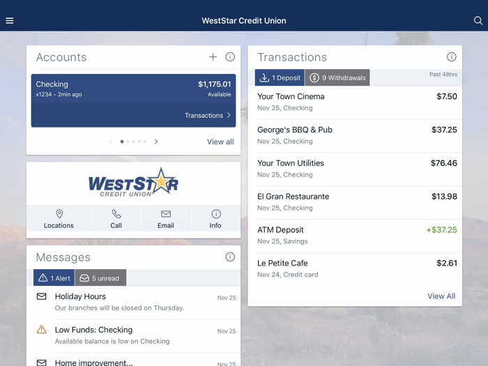 WestStar Credit Union