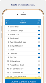 Basketball Drill Down screenshot