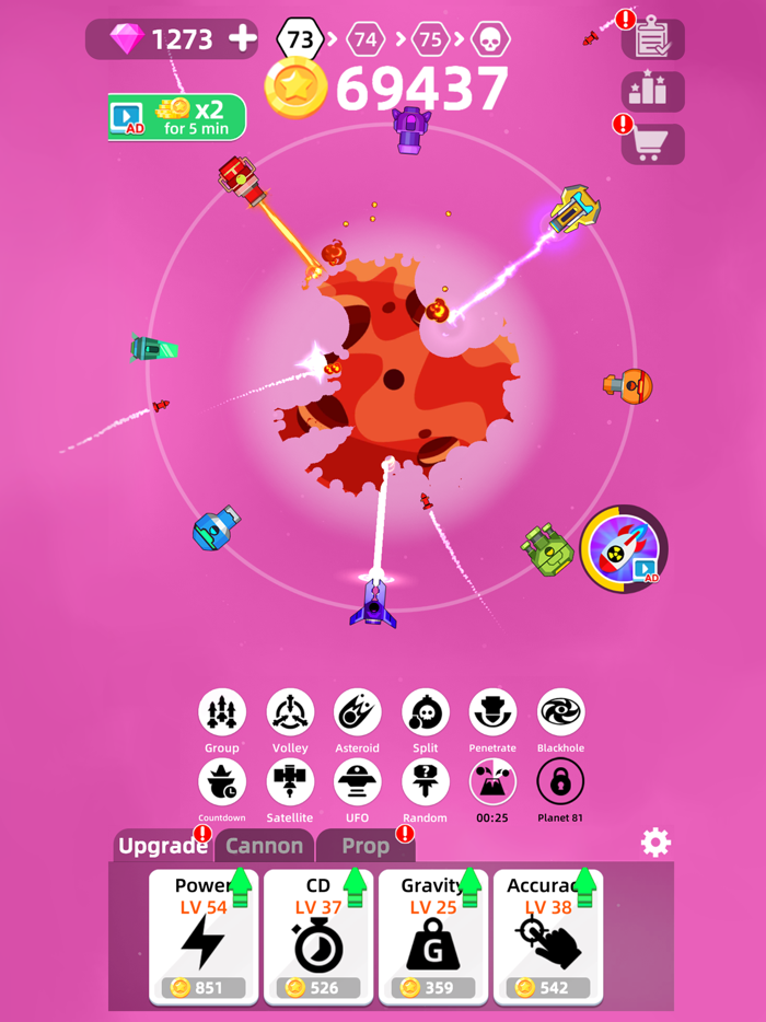 Planet Smash  Idle Wars