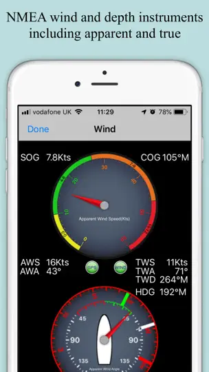 Screenshot von SeaNav auf dem iPhone 8