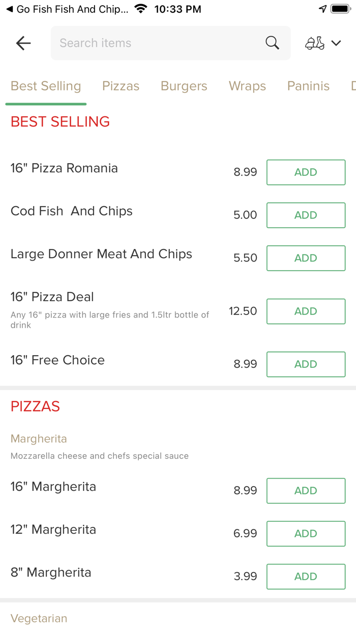 Jimmys Fast Food B8 2HQ