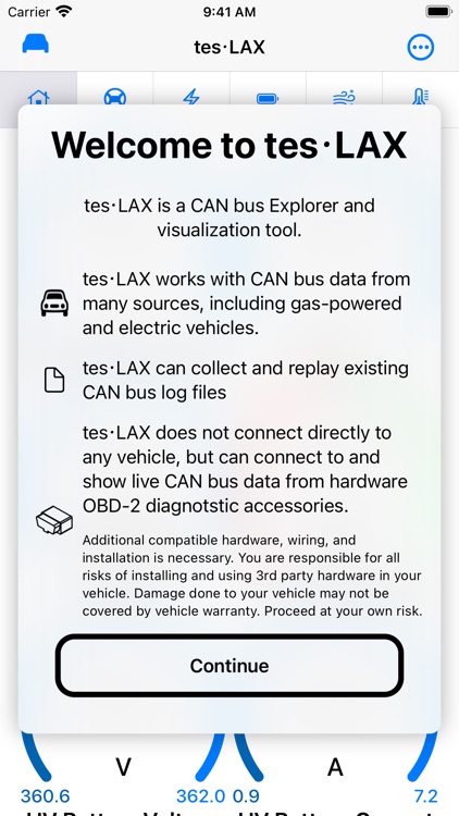 tes•LAX - CAN Bus Explorer