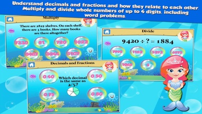 Mermaid Princess Grade 3 Games Screenshot