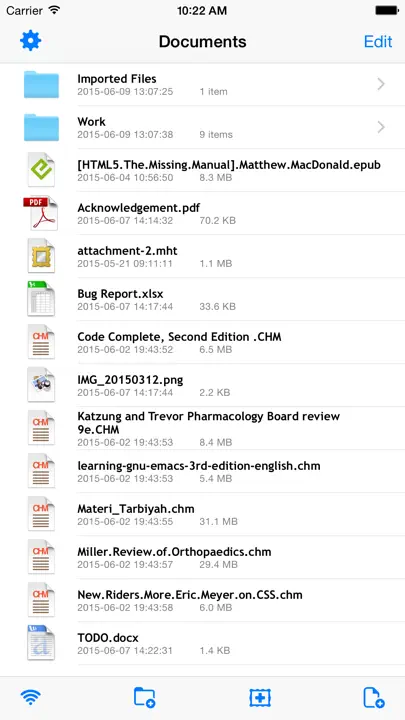 ChmPlus Lite: CHM/EPUB Reader iPhone Ekran Görüntüsü 4