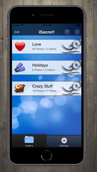 iSecret! - Protected Photos Screenshot