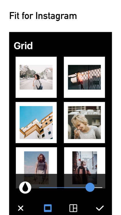 Grids - no crop photo editor