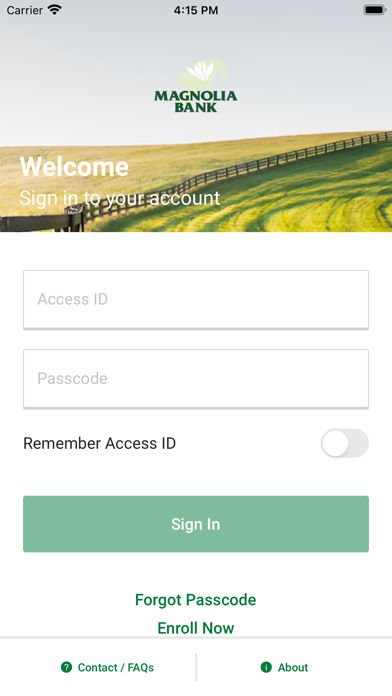 Magnolia Bank Mobile Screenshot