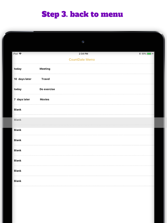 Screenshot #6 pour MemoCount - Day Tracker