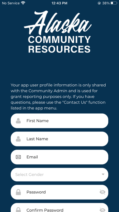 Alaska Community Resources Screenshot