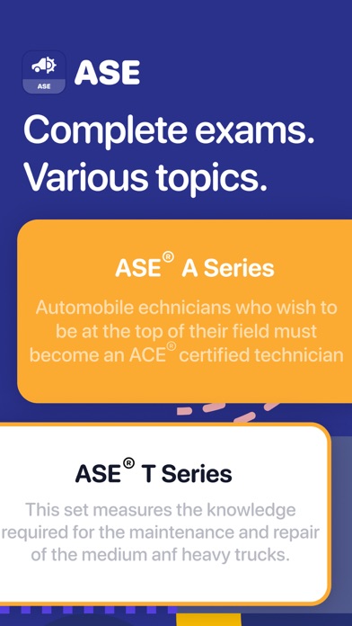 Screenshot #1 pour ASE Automotive Test Exam Prep