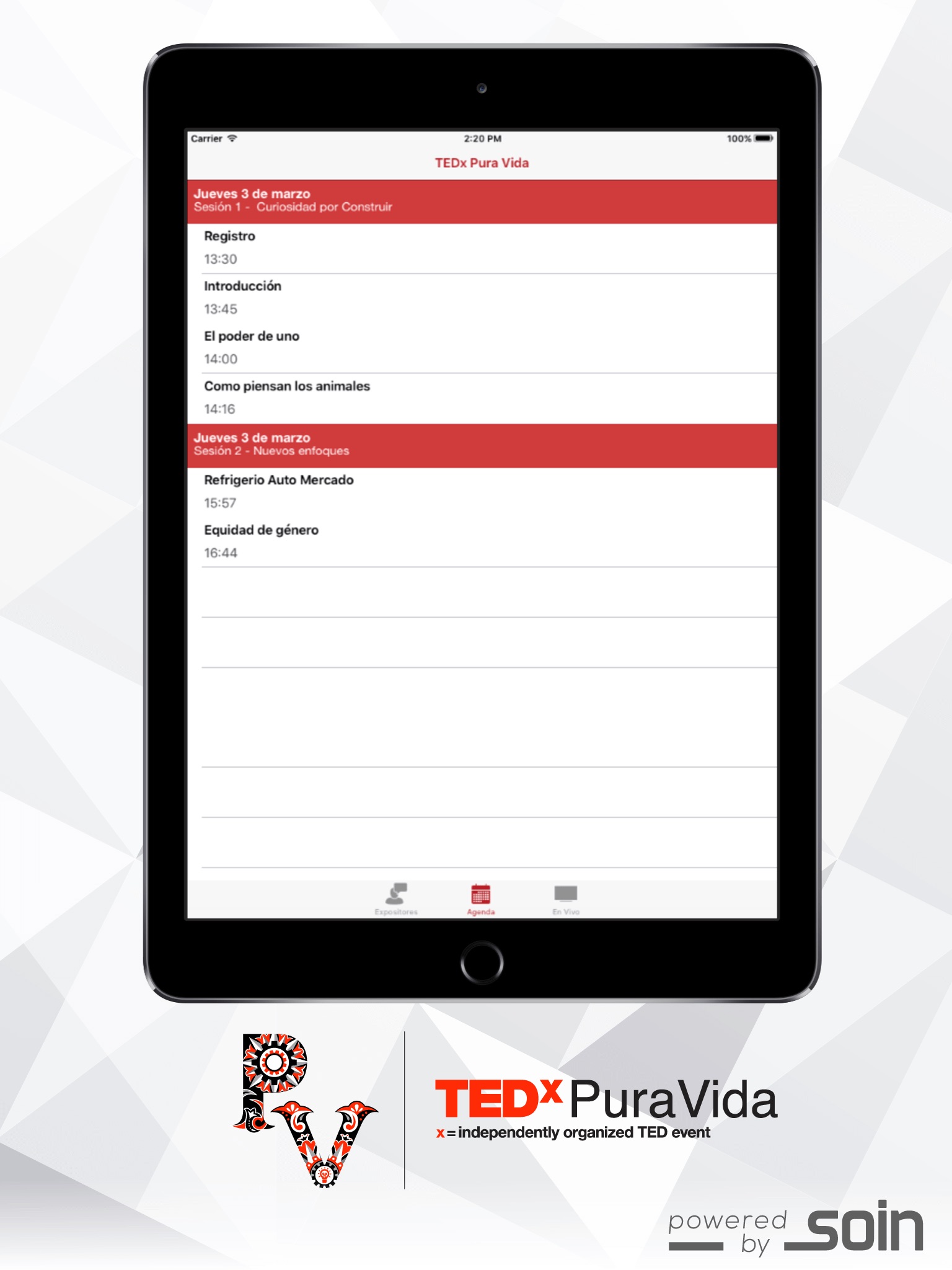 TEDxPuraVida screenshot 3
