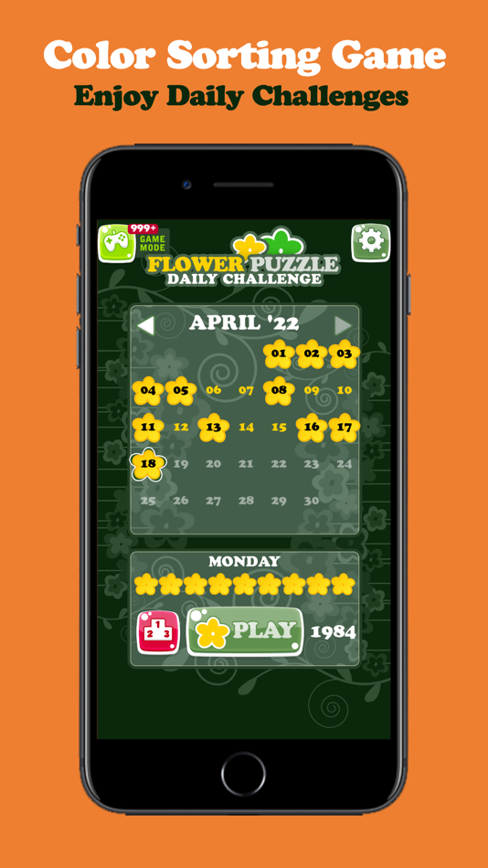 #3. Flower Sort Puzzle (iOS) Podle: dsgn s.r.o.