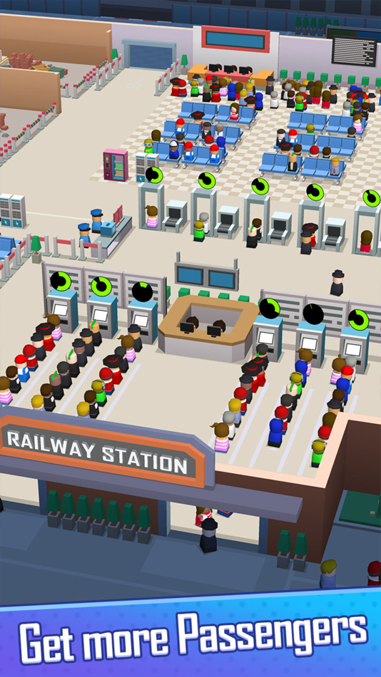 #6. Railway Tycoon - Idle Game (iOS) 来自: 肖见 陈