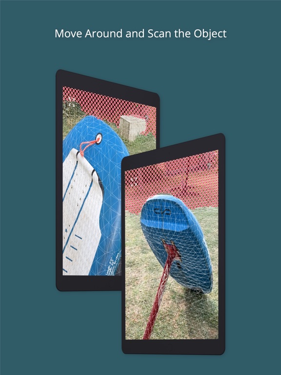 rooomLiDAR 3D Scan App iPad screenshot