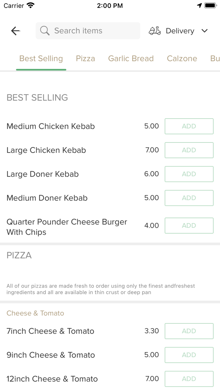 Wirral Kebab and Pizza House