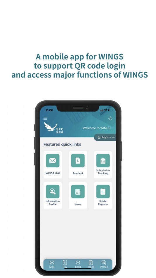 #1. WINGS Mobile App (iOS) 由: SFC