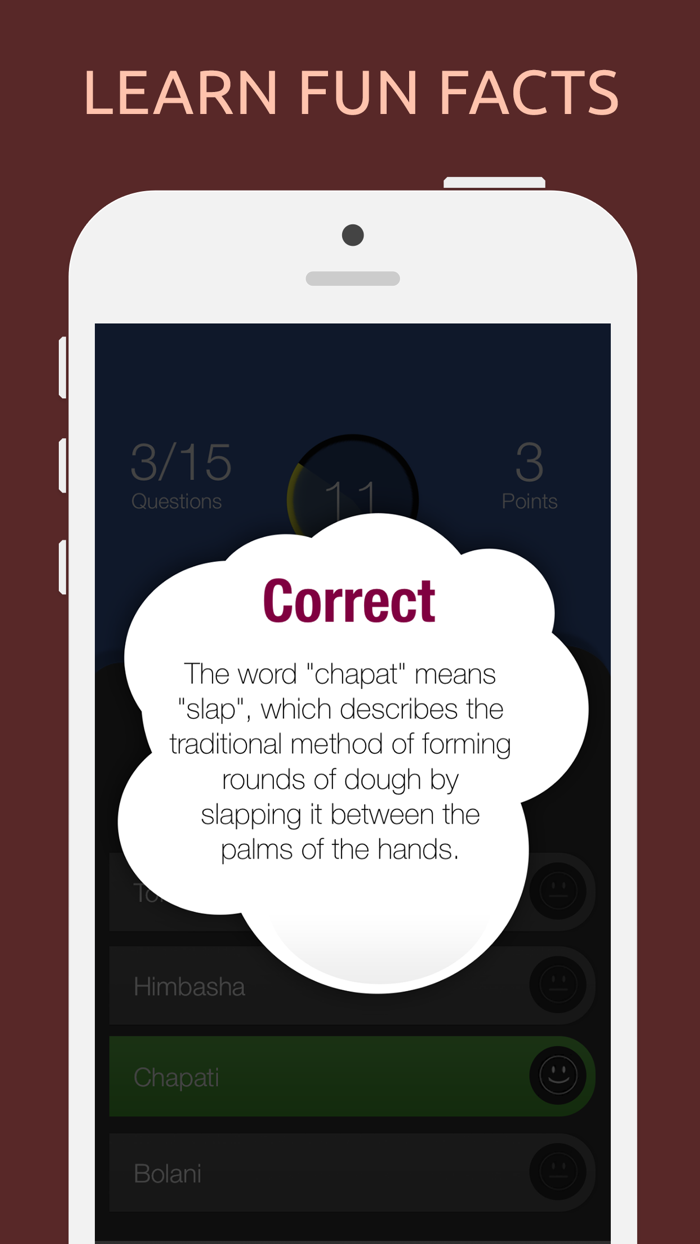 Food Quiz Test Trivia Game