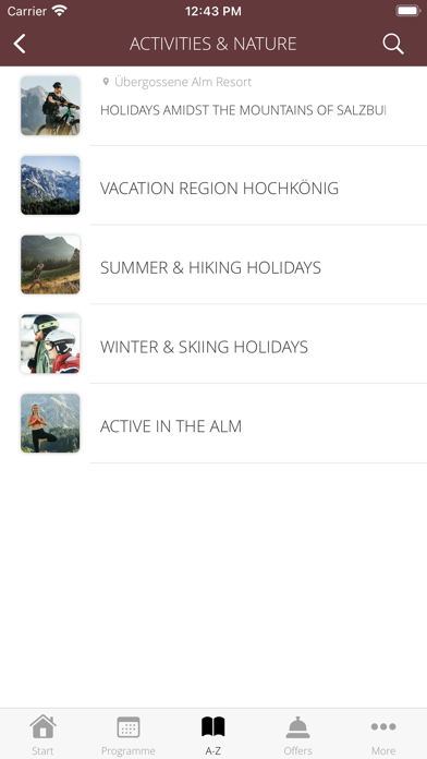Hotel Übergossene Alm Screenshot