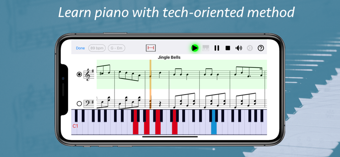 Piano eTutor learn piano